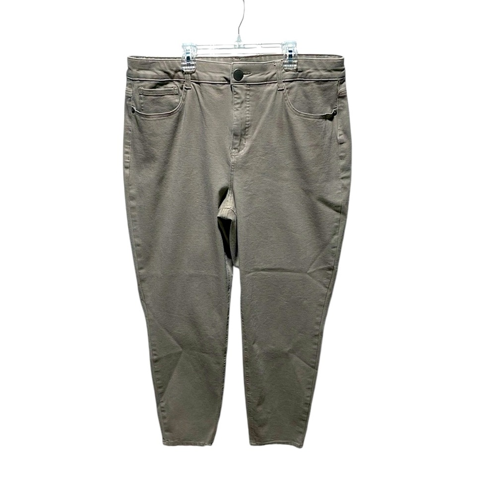 RECREATION WOMENS TAN FLEXIBILITY PANTS WITH POCKETS SIZE XL